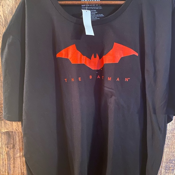 NWT Batman Men's Graphic T-Shirts black with red Batman logo size 3XL (Hm23 - Picture 2 of 5